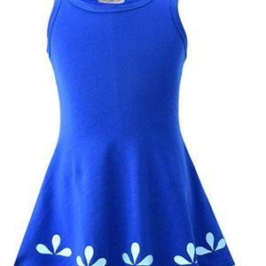 Girls Blue "Trolls" Dress